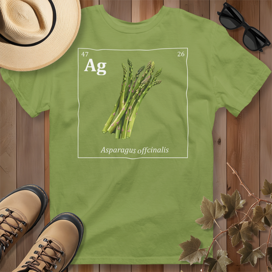 Periodic Table of Vegetables - Asparagus T-Shirt