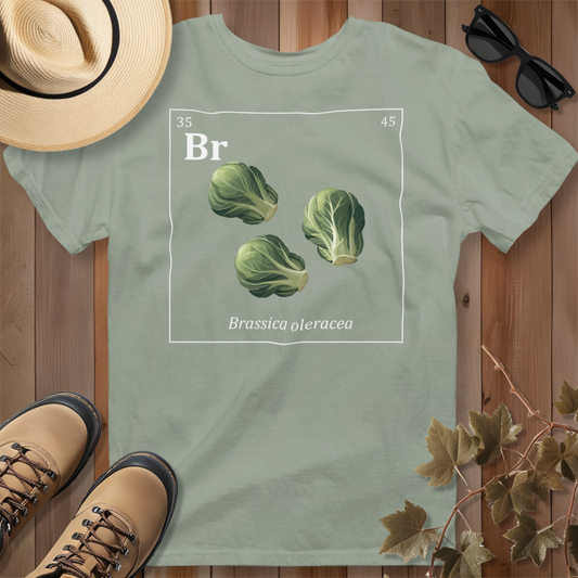 Periodic Table of Vegetables - Brussels Sprouts T-Shirt