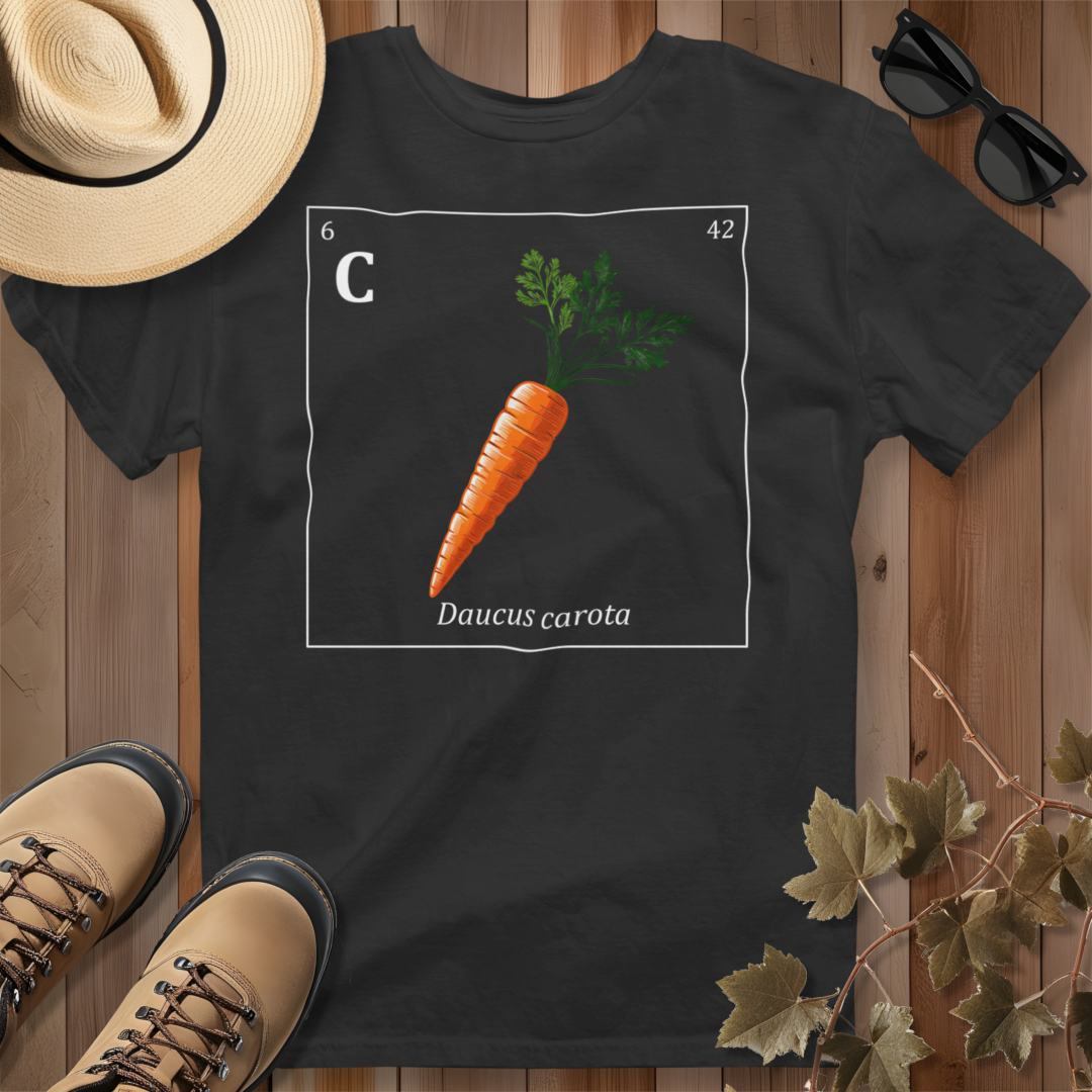 Periodic Table of Vegetables - Carrot T-Shirt