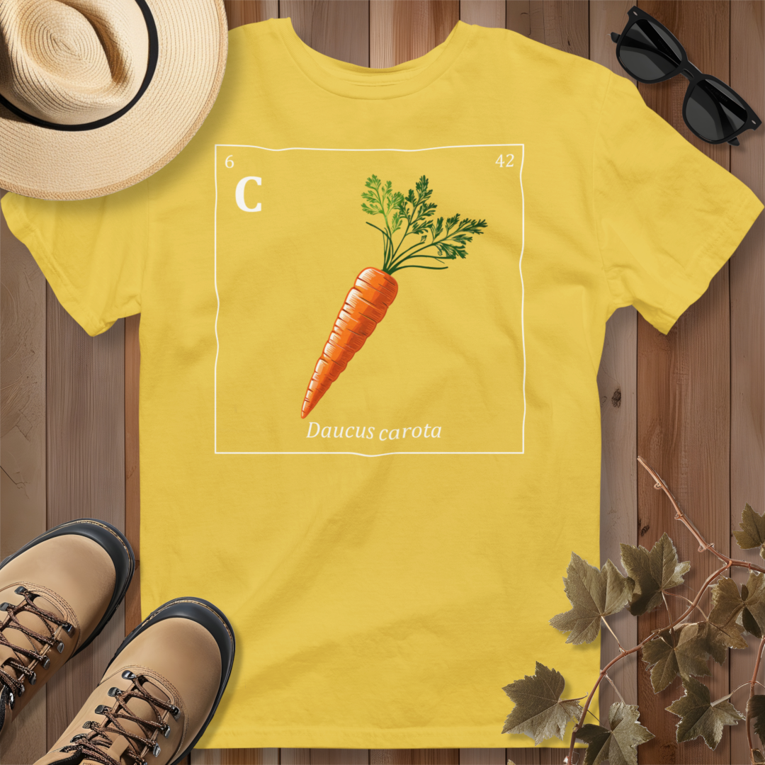 Periodic Table of Vegetables - Carrot T-Shirt