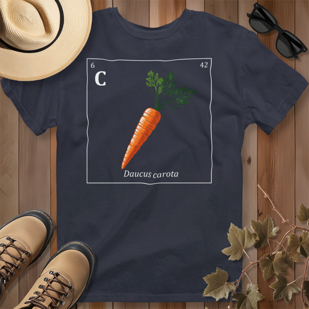 Periodic Table of Vegetables - Carrot T-Shirt