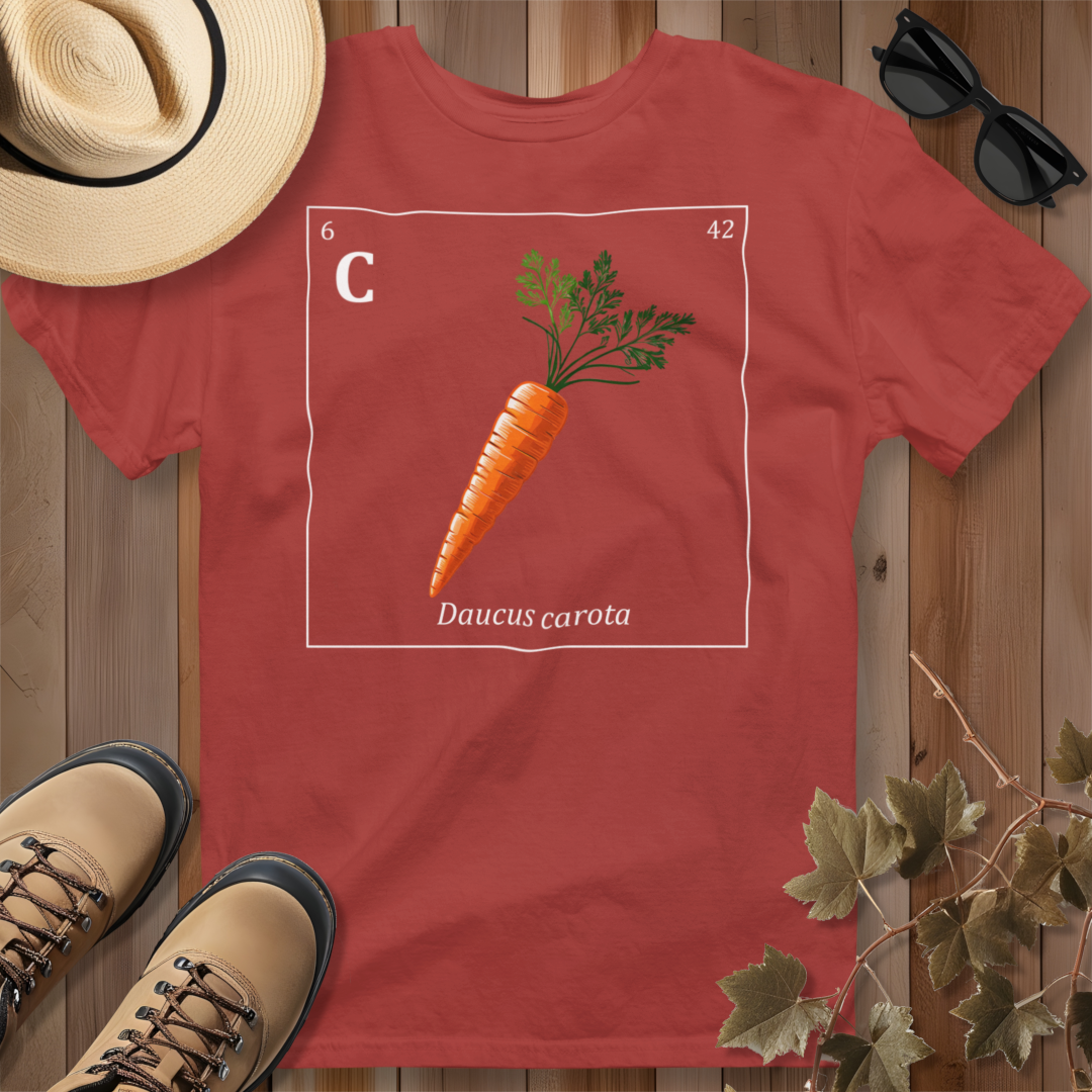 Periodic Table of Vegetables - Carrot T-Shirt