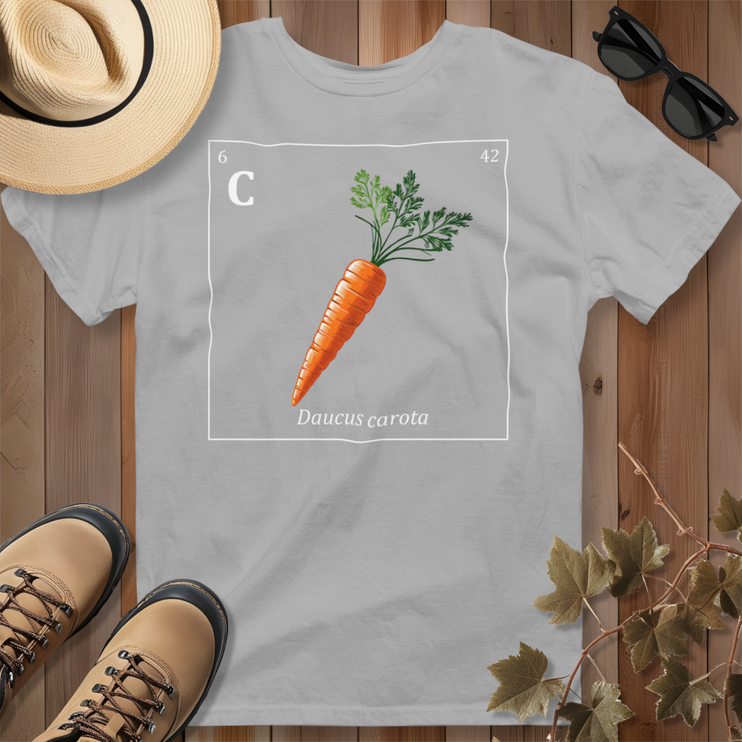 Periodic Table of Vegetables - Carrot T-Shirt