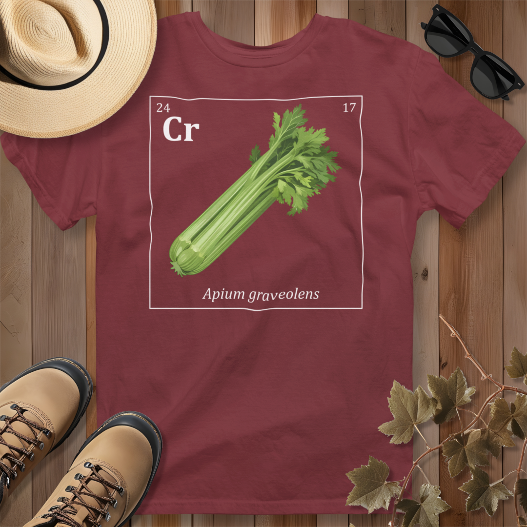 Periodic Table of Vegetables - Celery T-Shirt