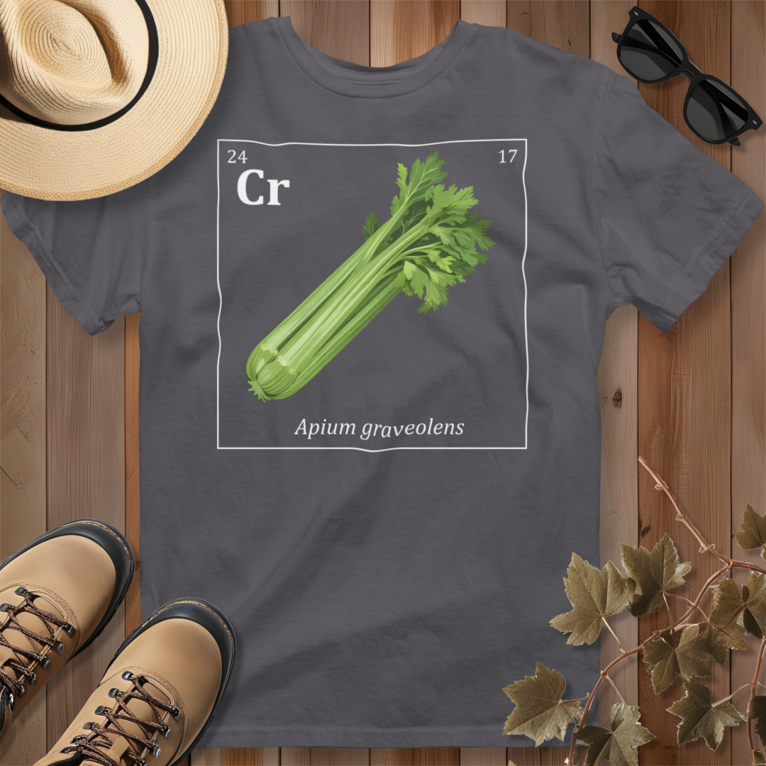 Periodic Table of Vegetables - Celery T-Shirt