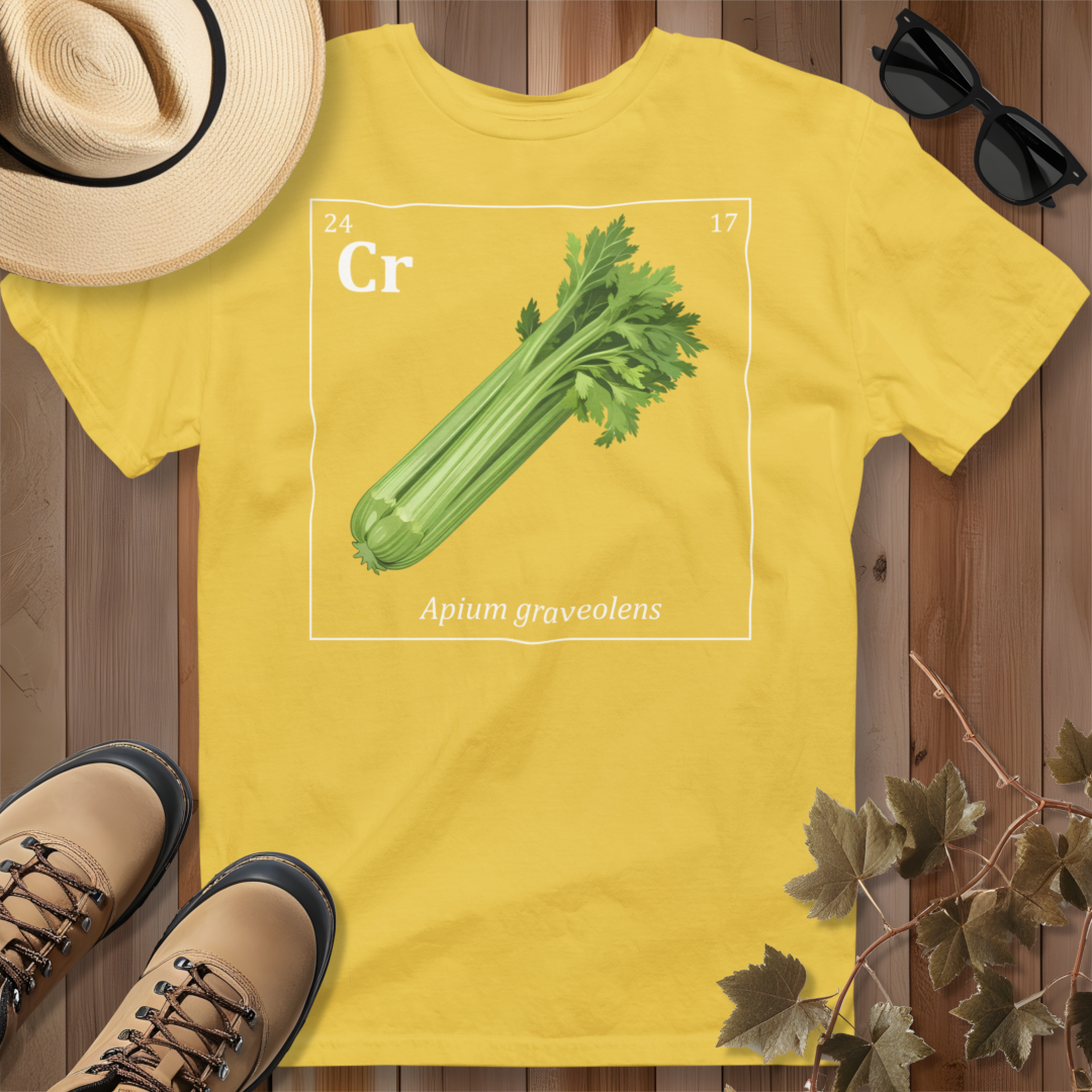 Periodic Table of Vegetables - Celery T-Shirt