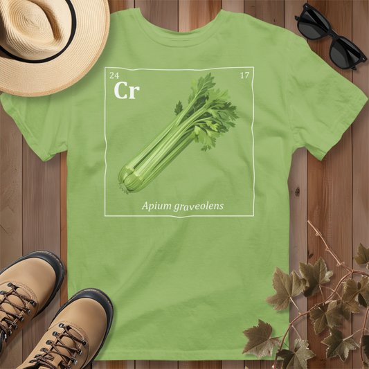 Periodic Table of Vegetables - Celery T-Shirt