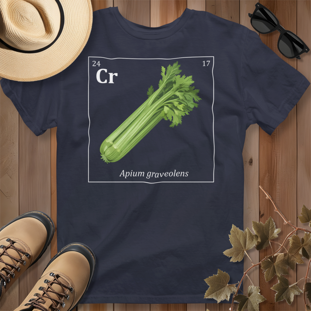 Periodic Table of Vegetables - Celery T-Shirt