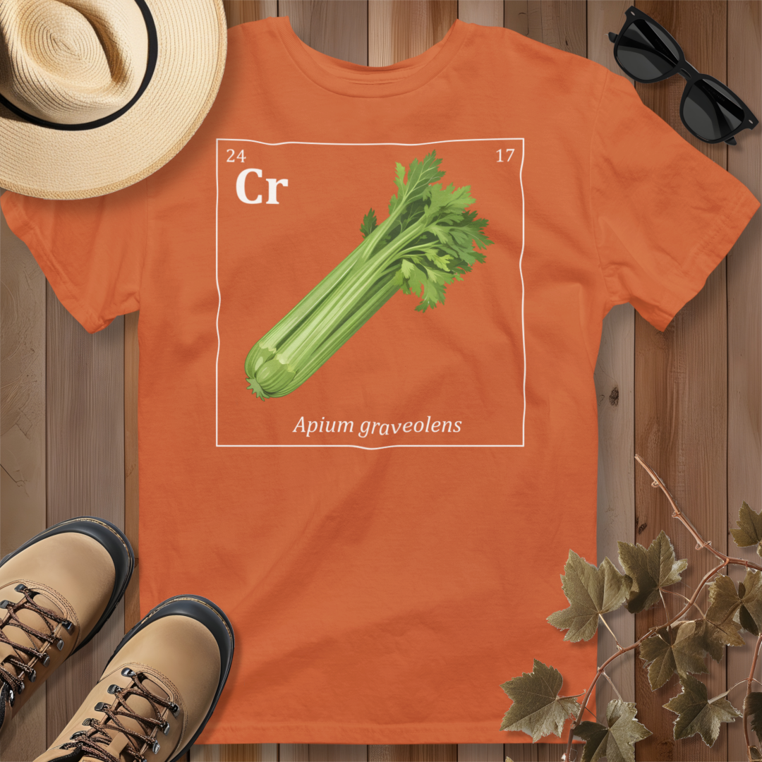 Periodic Table of Vegetables - Celery T-Shirt