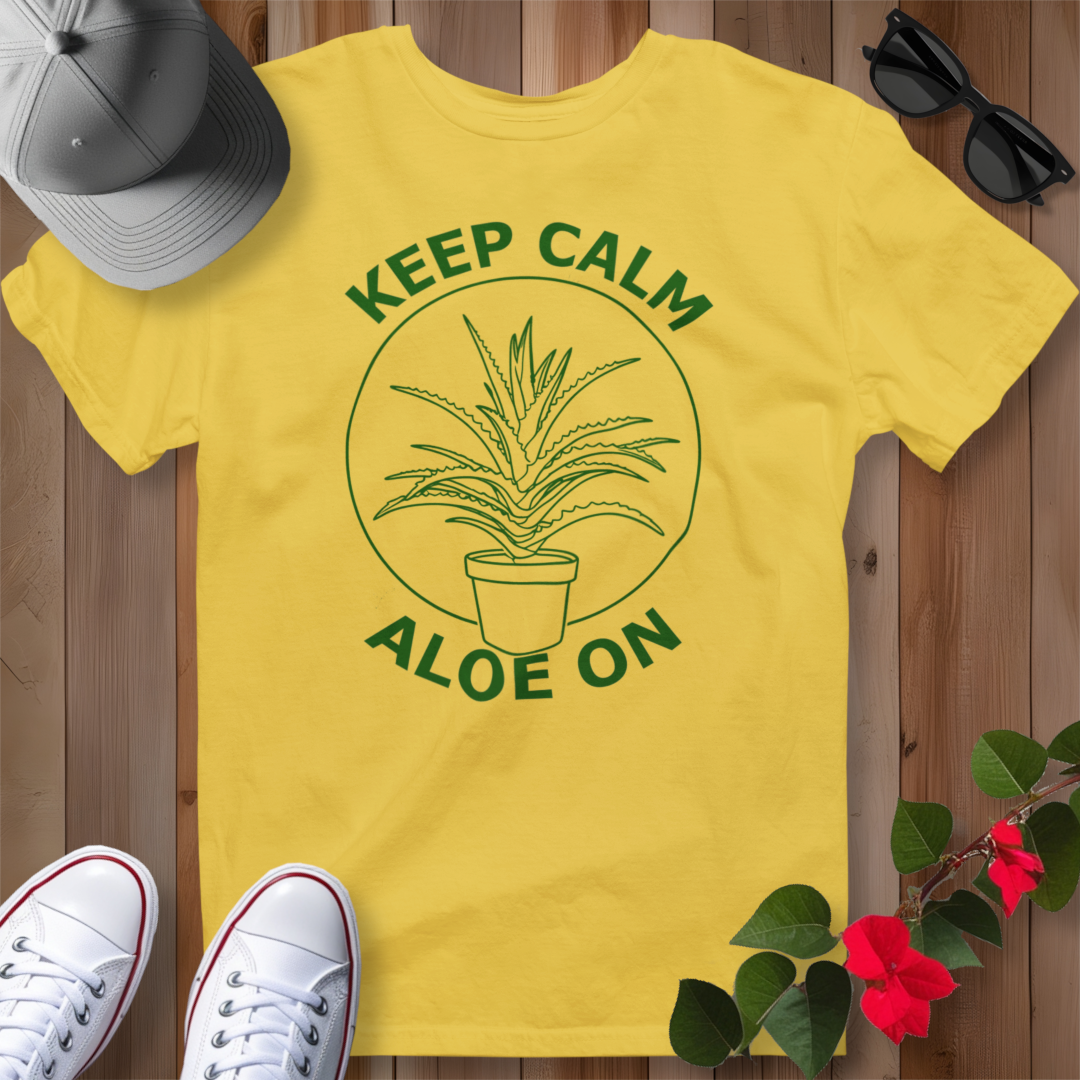 Keep Calm Aloe On (G) T-Shirt