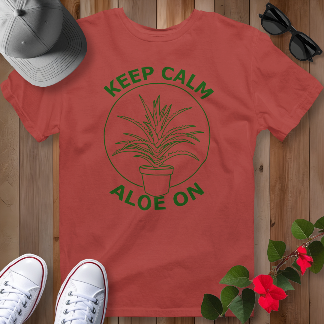 Keep Calm Aloe On (G) T-Shirt