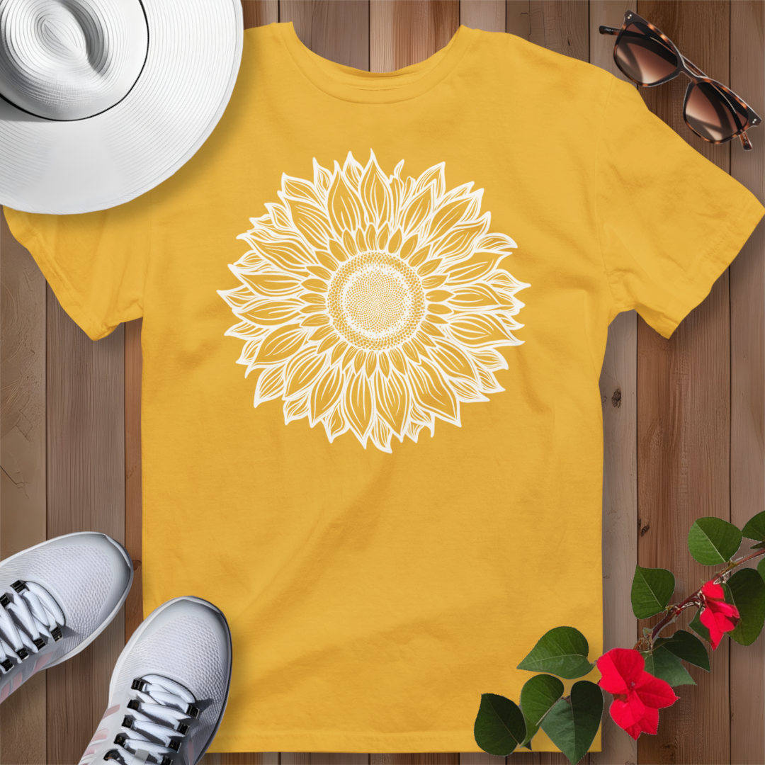 White Sunflower T-Shirt