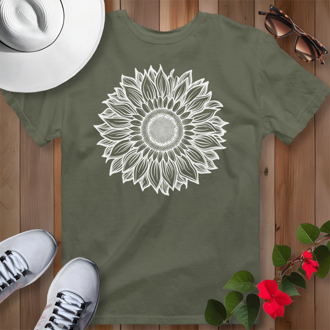 White Sunflower T-Shirt