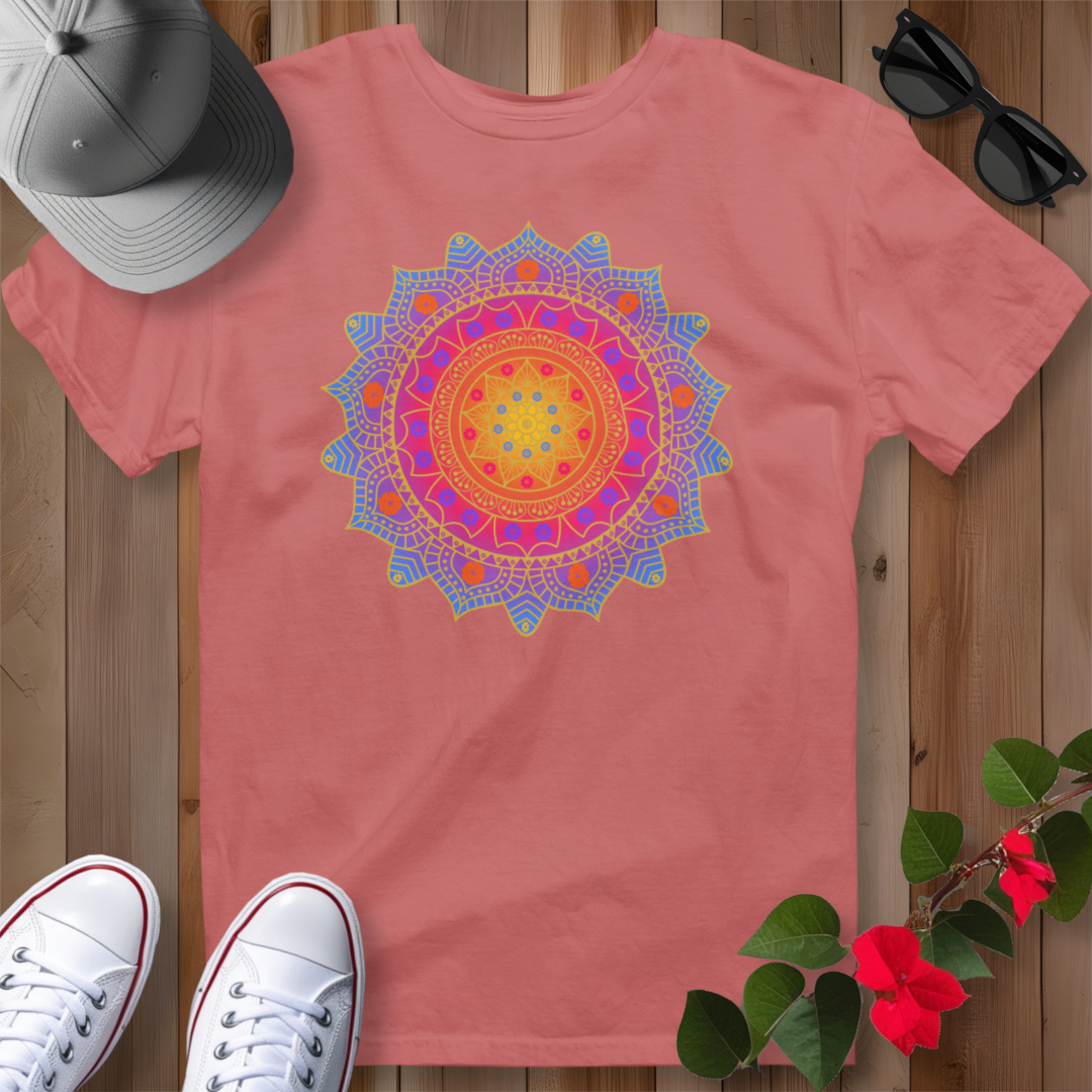 Hawaiian Hibiscus Mandala T-Shirt BPRY