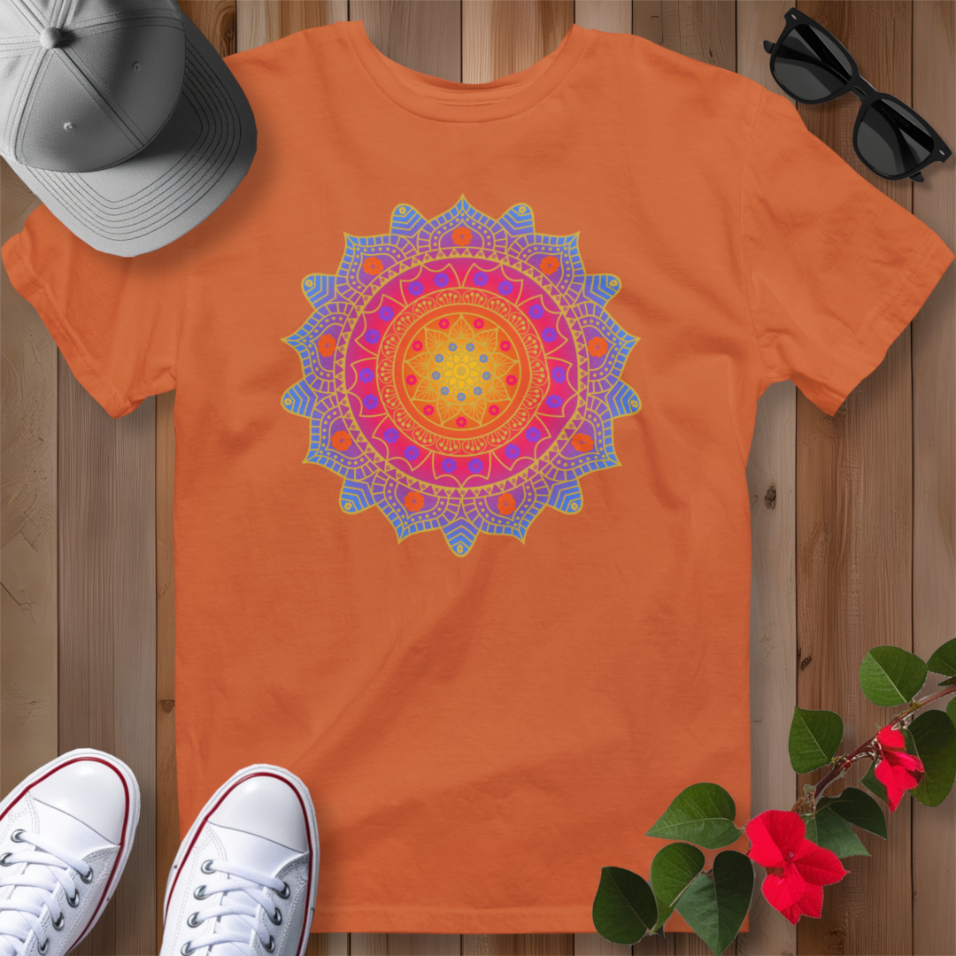 Hawaiian Hibiscus Mandala T-Shirt BPRY