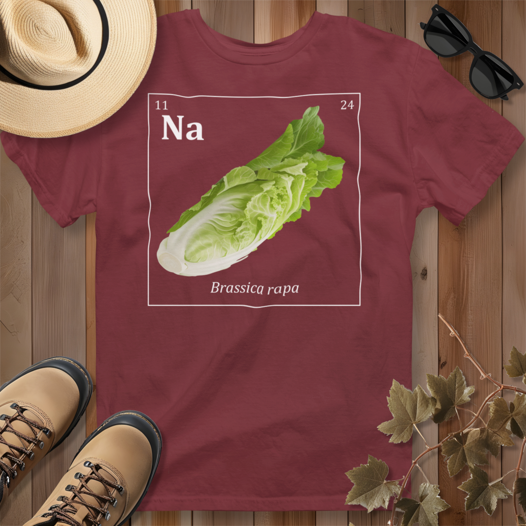 Periodic Table of Vegetables - Napa Cabbage T-Shirt