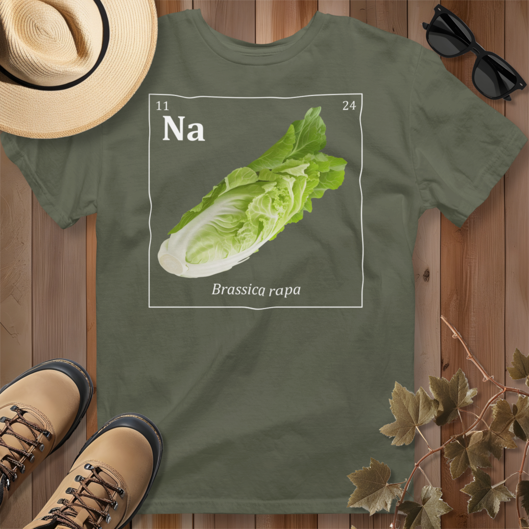 Periodic Table of Vegetables - Napa Cabbage T-Shirt