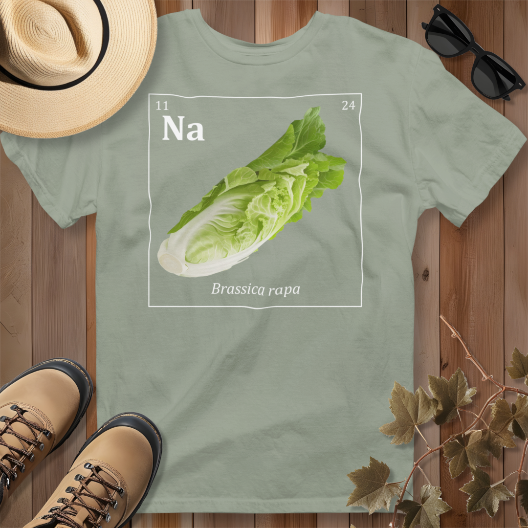 Periodic Table of Vegetables - Napa Cabbage T-Shirt