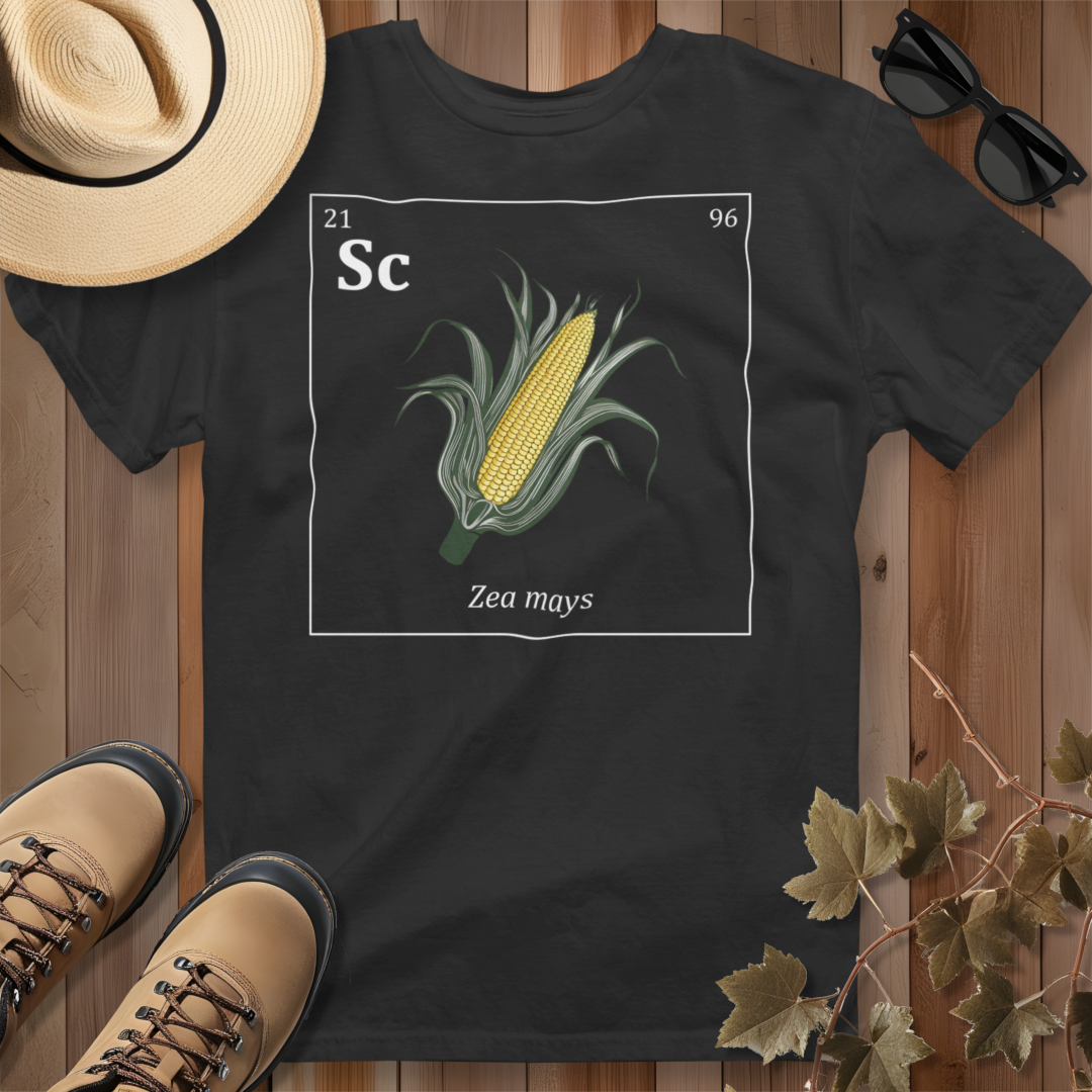 Periodic Table of Vegetables - Sweet Corn T-Shirt