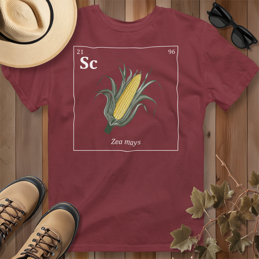 Periodic Table of Vegetables - Sweet Corn T-Shirt