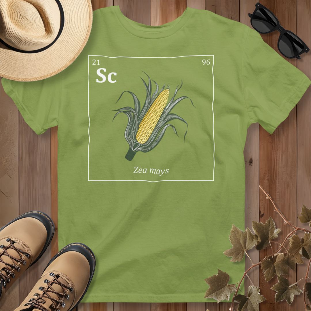 Periodic Table of Vegetables - Sweet Corn T-Shirt