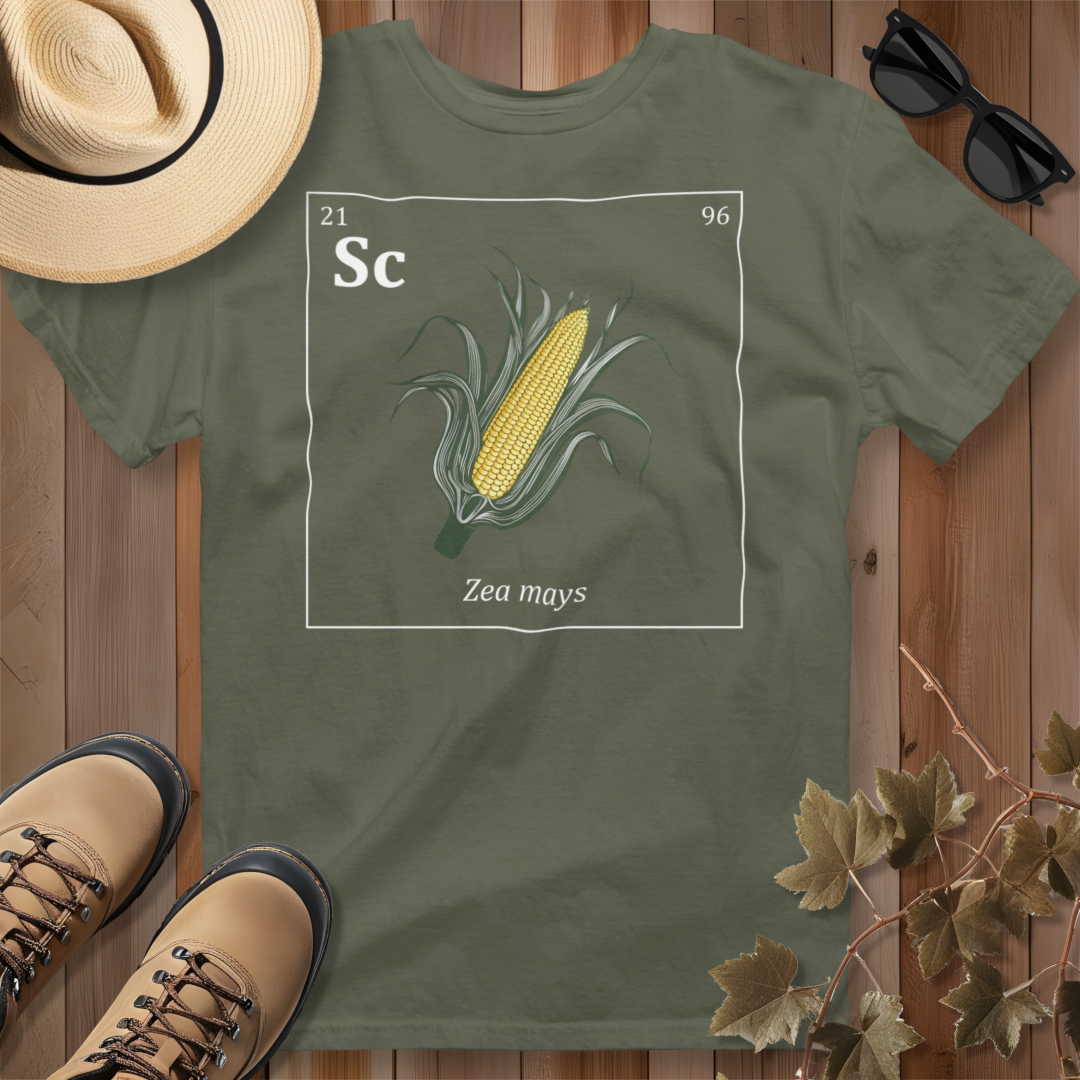 Periodic Table of Vegetables - Sweet Corn T-Shirt