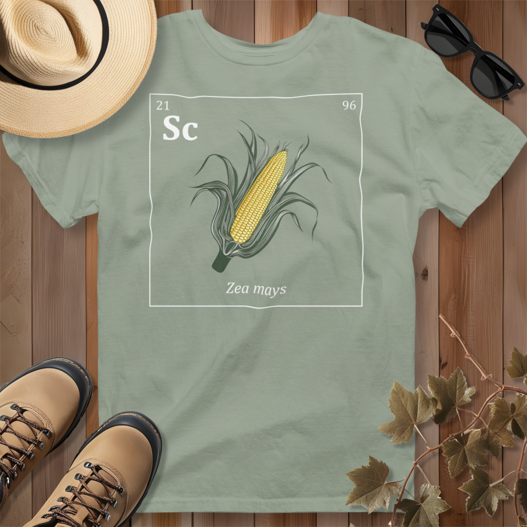 Periodic Table of Vegetables - Sweet Corn T-Shirt