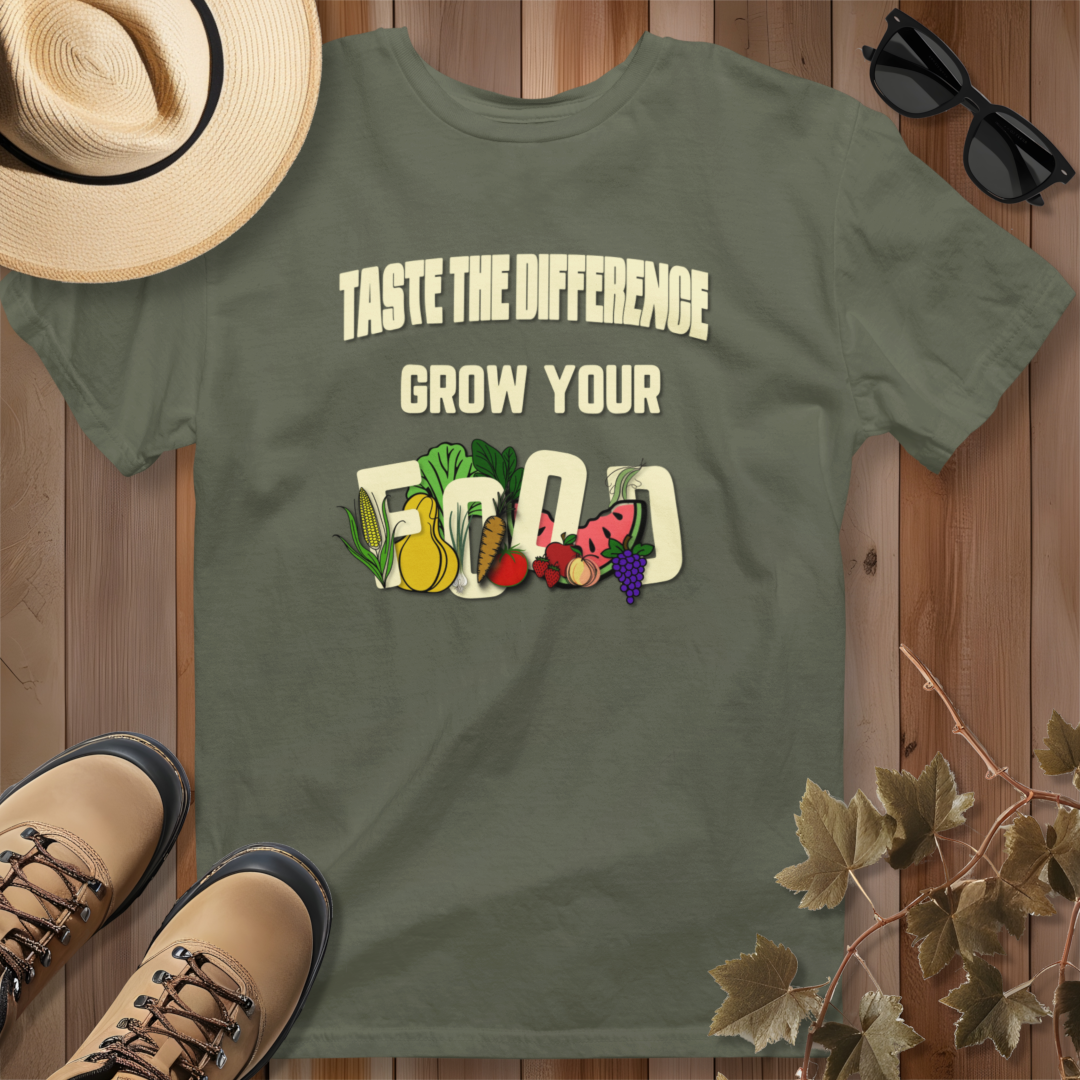 Taste the Difference Grow Your Food T-Shirt